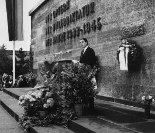 Gedenkfeier, Gedenkstätte Plötzensee, Berlin, 09.07.1964