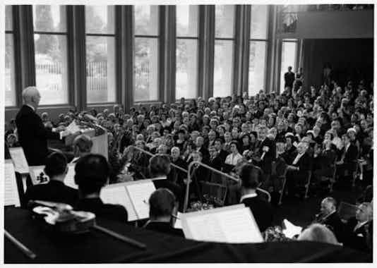Gedenkfeier, Auditorium Maximum der Freien Universität Berlin, 19.07.1964