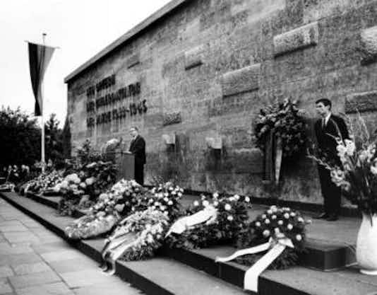Gedenkfeier, Gedenkstätte Plötzensee, Berlin, 19.07.1967