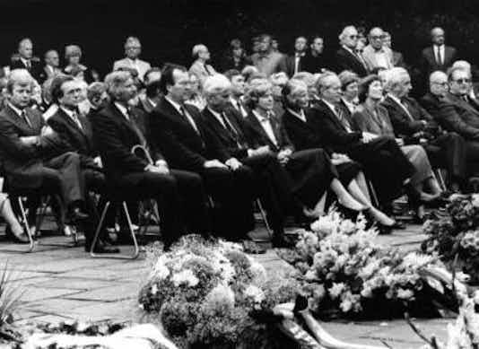 Gedenkfeier, Gedenkstätte Plötzensee, Berlin, 20.07.1983