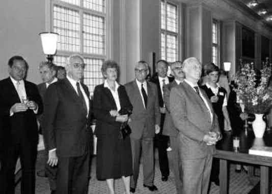 Gedenkfeier, Kammersaal des Rathauses Schöneberg, Berlin, 19.07.1985