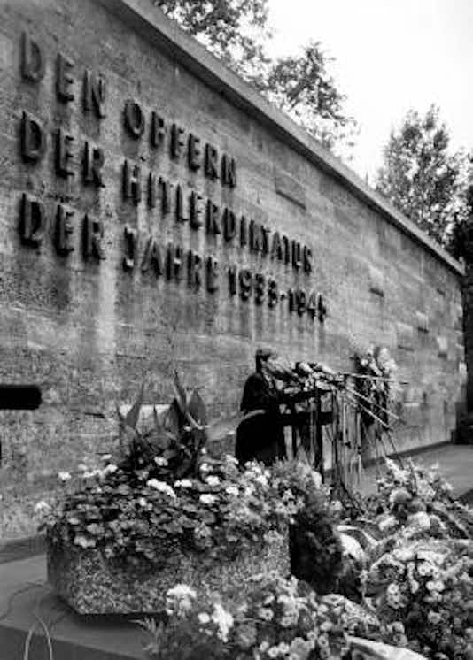 Gedenkfeier, Gedenkstätte Plötzensee, Berlin, 20.07.1991