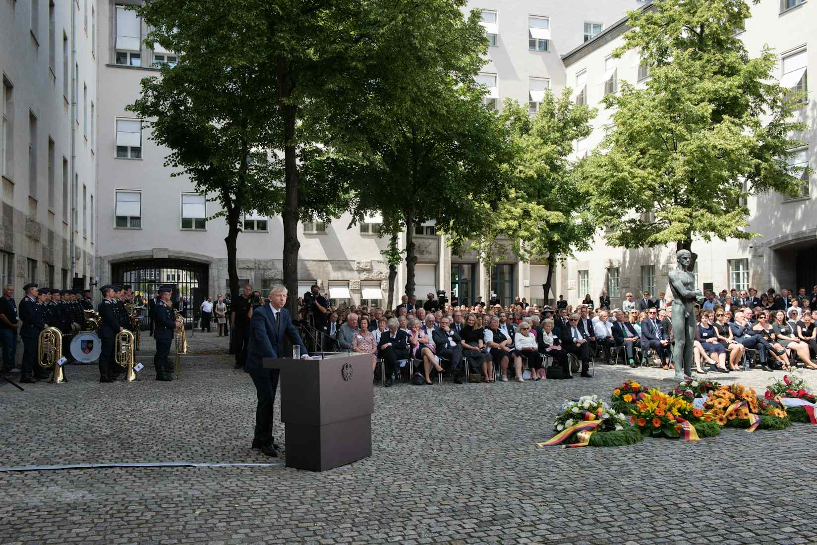 Gedenkfeier im Ehrenhof des Bendlerblocks / 75. Jahrestag / 20. Juli 2019