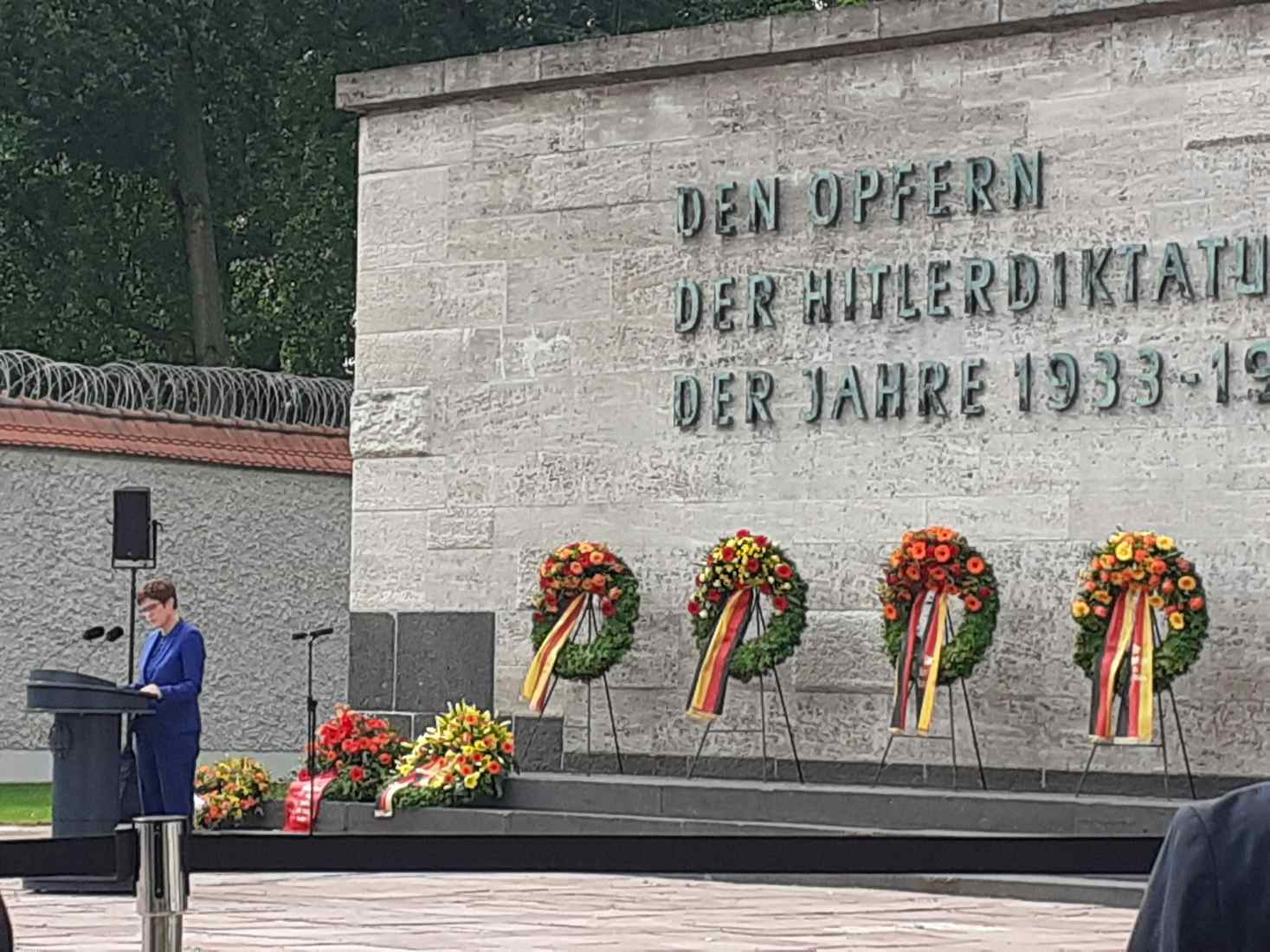 Feierstunde in der Gedenkstätte Plötzensee / 76. Jahrestag / 20. Juli 2020
