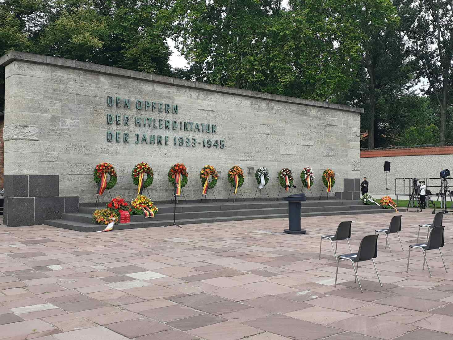 Gedenkfeier in der Gedenkstätte Plötzensee / 76. Jahrestag / 20. Juli 2020