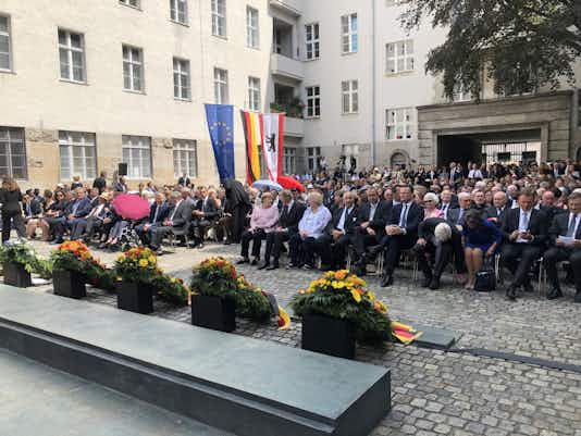 Gedenkfeier im Ehrenhof der Gedenkstätte Deutscher Widerstand am 20. Juli 2019